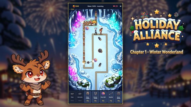 A frozen crystal dungeon level